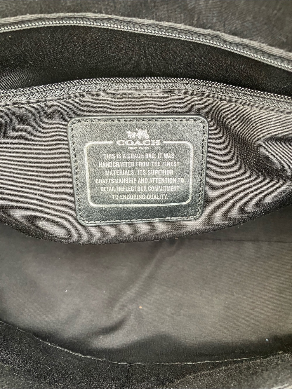 Coach Metallic Pewter Silver City Zip Top Tote F16224 - Picture 10 of 12